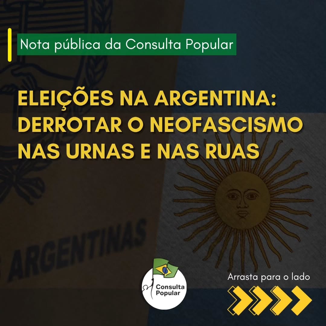 Eleições na Argentina: derrotar o neofascismo nas urnas e nas ruas